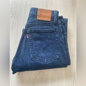 Levi's Wedgie Icon Fit High Rise Ankle Jeans Button Fly - Brightside sz 26